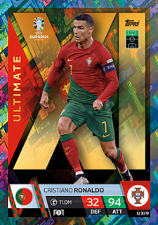 Cristiano Ronaldo Portugal Topps Match Attax EURO 2024 Ultimate XI #UXI9